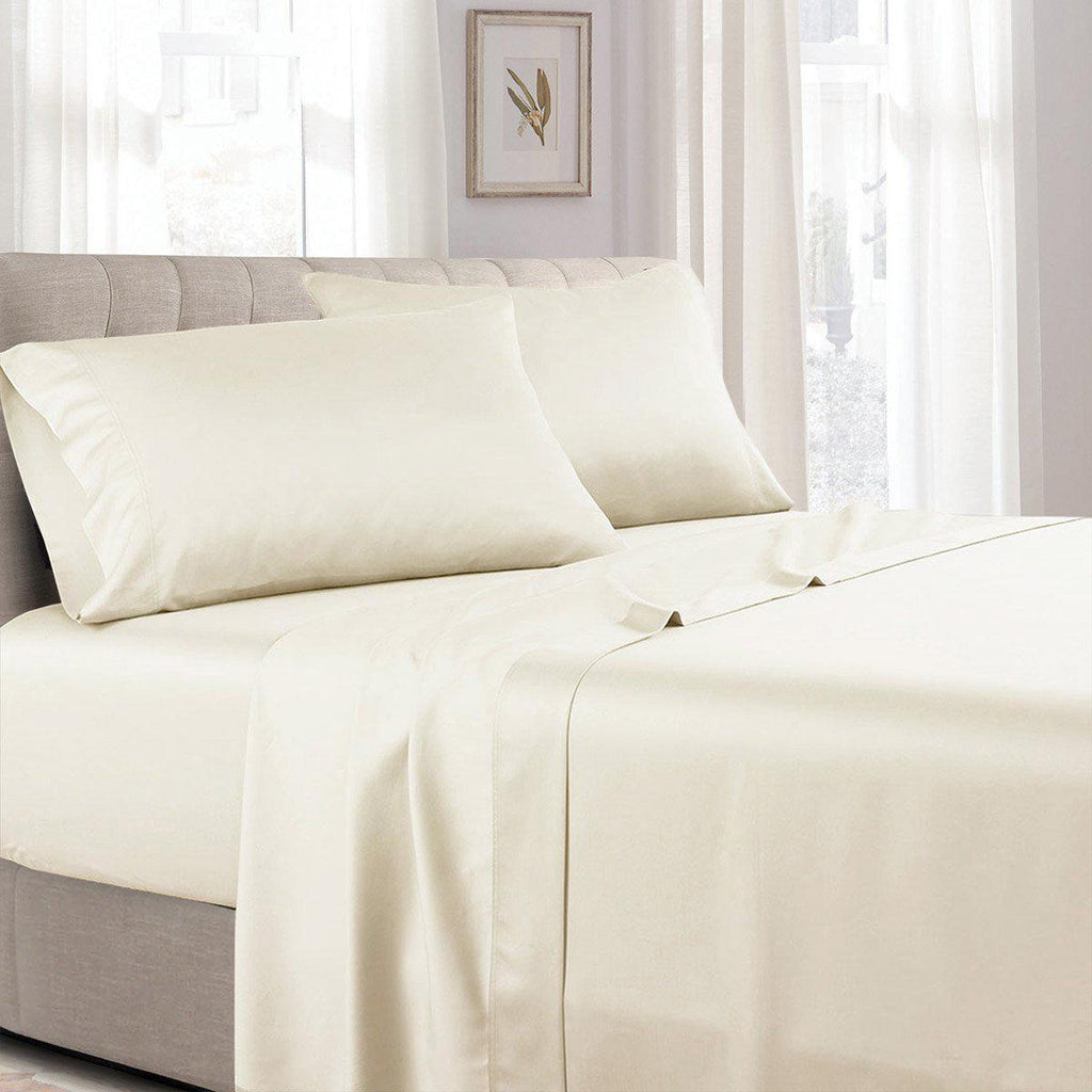 Soft Cotton Sateen Waterbed Sheets (Unattached) - Made in USA-Wholesale Beddings