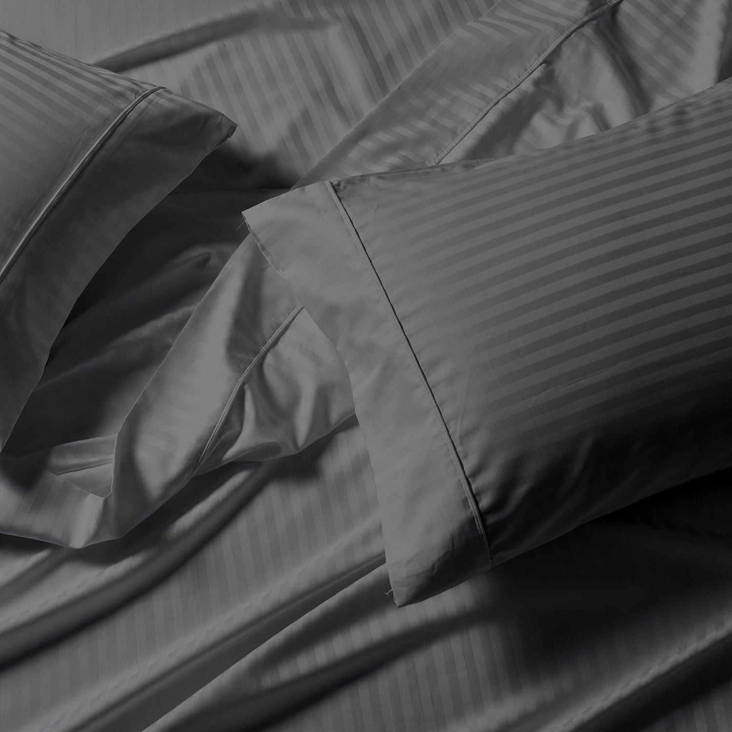 Striped Pattern Sheet Set USA Made Low Profile (7-10 Inches) 608 Damask Stripe Sheet Set – Soft ...